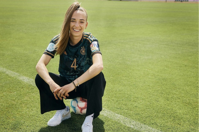 Sophia Kleinherne, Partnership, football, 360Media, Sports360, Content Production, Eintracht Frankfurt Frauen, 4, National Team, Nationalmannschaft, Playboy